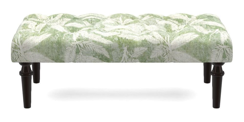 Small Buttoned Footstool