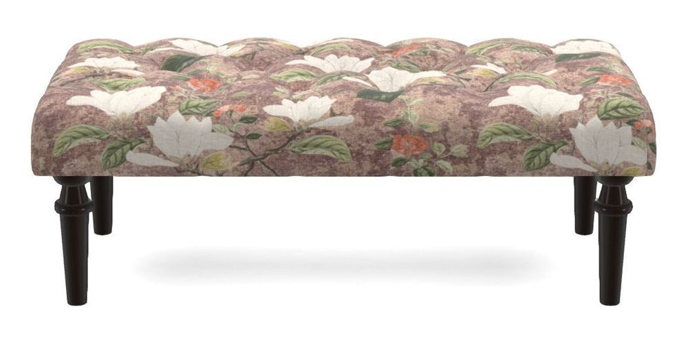 Small Buttoned Footstool