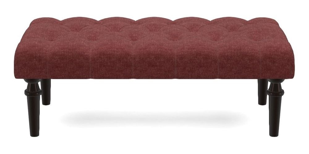 Small Buttoned Footstool