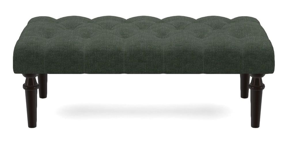 Small Buttoned Footstool