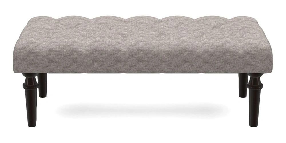 Small Buttoned Footstool