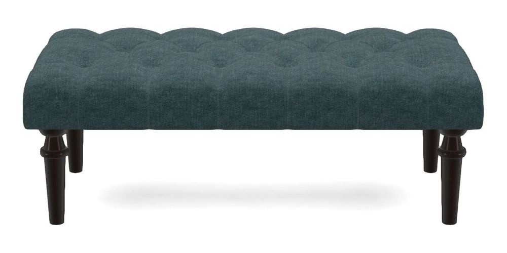 Small Buttoned Footstool