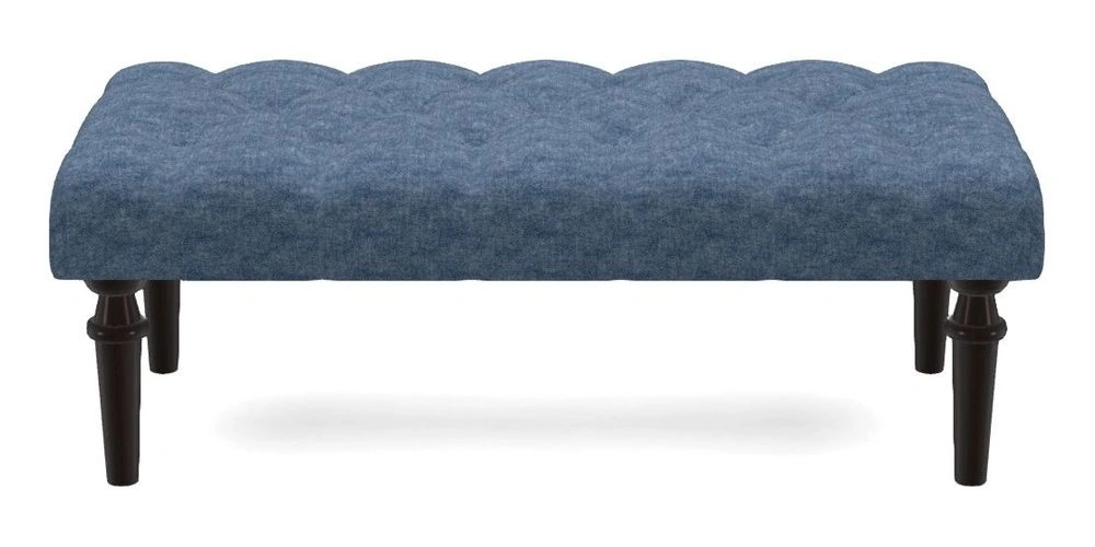 Small Buttoned Footstool