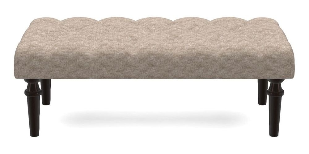 Small Buttoned Footstool