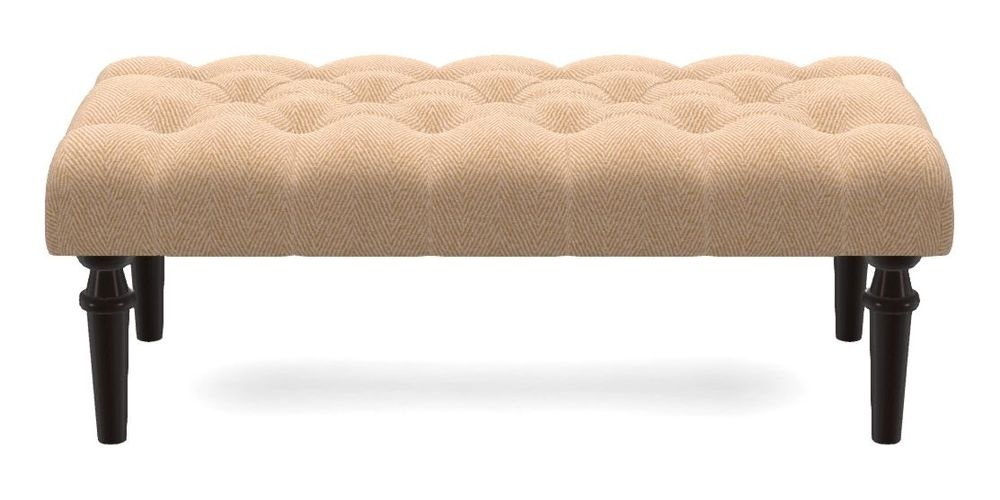 Small Buttoned Footstool