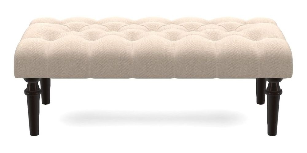 Small Buttoned Footstool