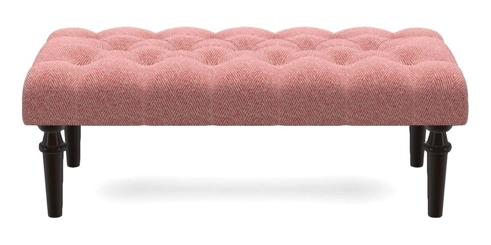 Small Buttoned Footstool