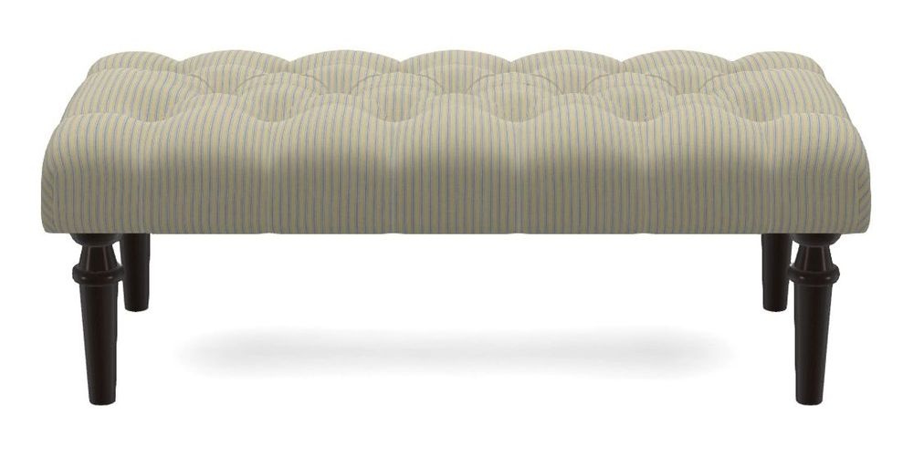 Small Buttoned Footstool