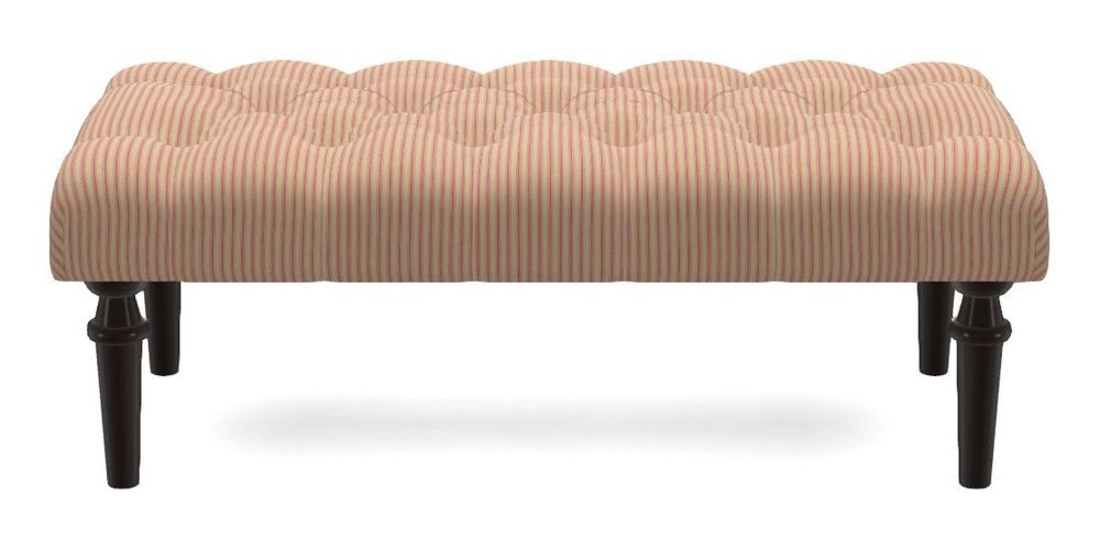 Small Buttoned Footstool