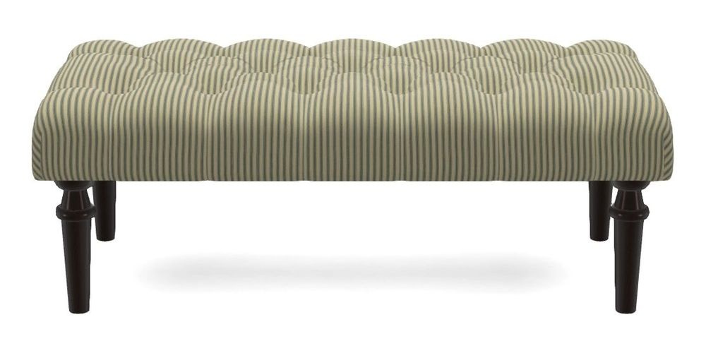 Small Buttoned Footstool