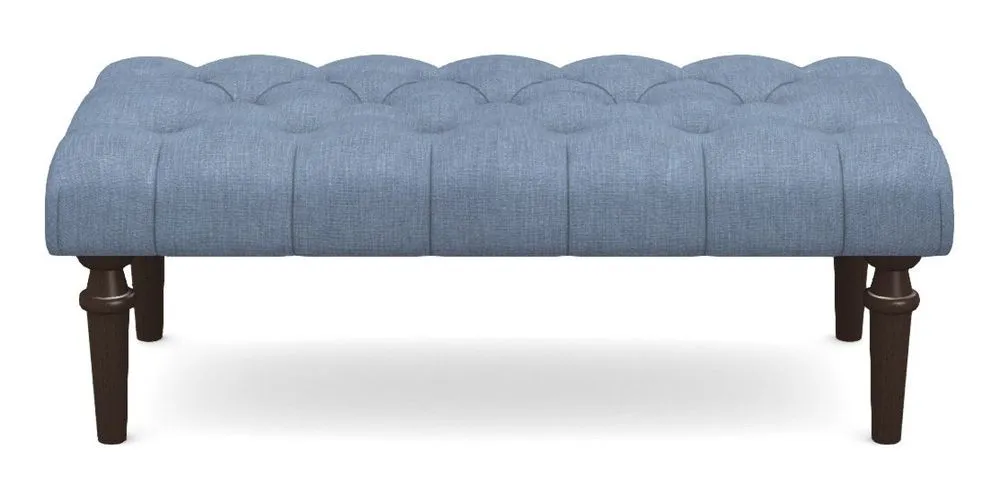Small Buttoned Footstool