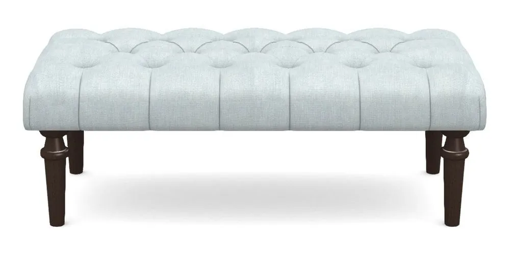 Small Buttoned Footstool