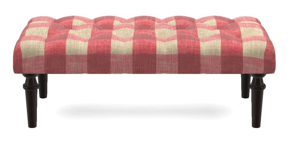 Small Buttoned Footstool