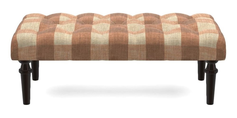 Small Buttoned Footstool