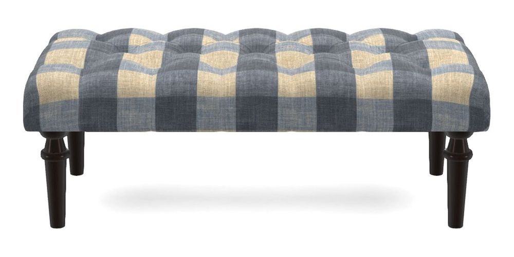 Small Buttoned Footstool