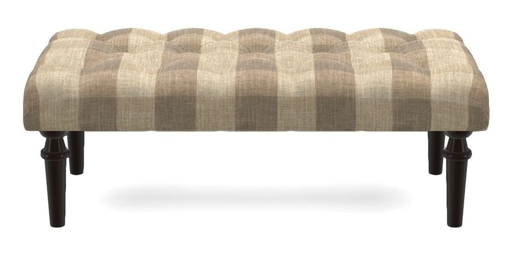 Small Buttoned Footstool