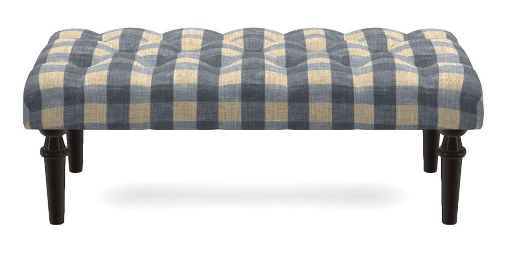 Small Buttoned Footstool