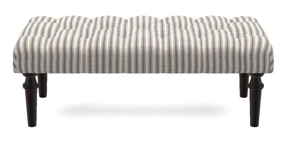 Small Buttoned Footstool