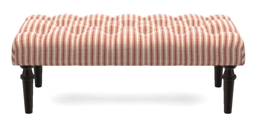Small Buttoned Footstool