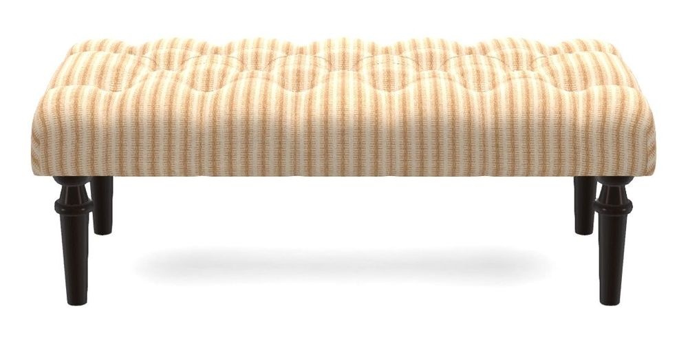 Small Buttoned Footstool