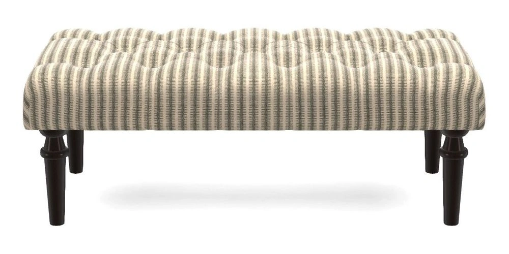 Small Buttoned Footstool