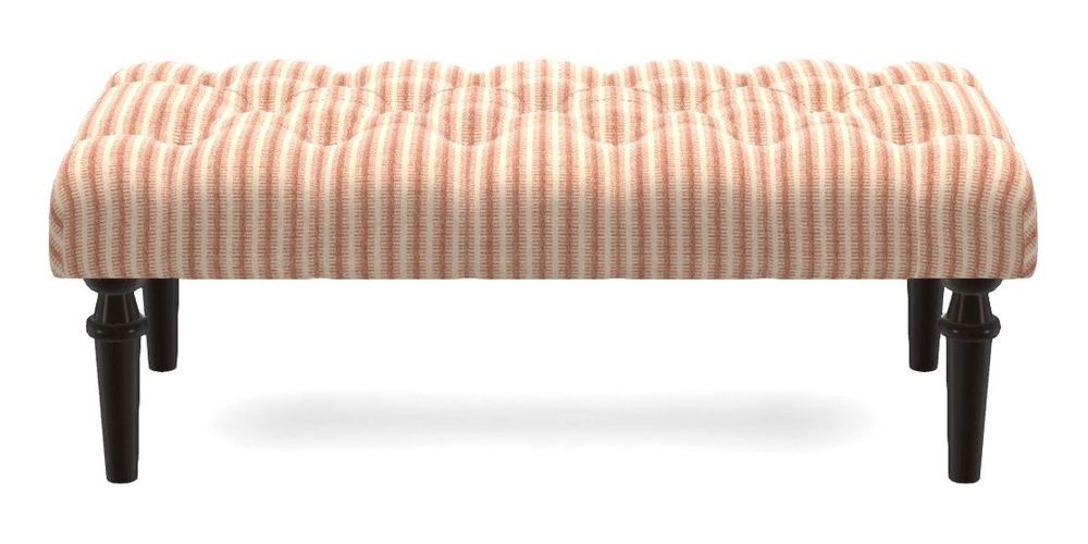 Small Buttoned Footstool