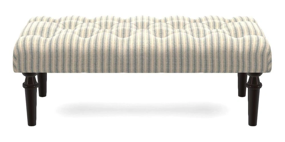 Small Buttoned Footstool