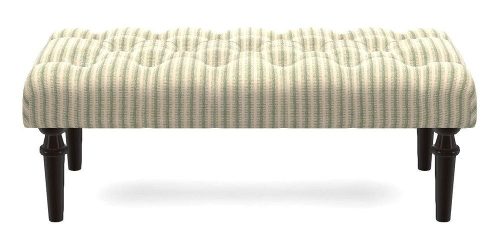 Small Buttoned Footstool