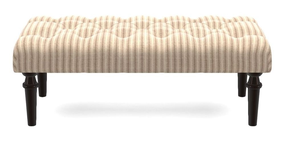 Small Buttoned Footstool