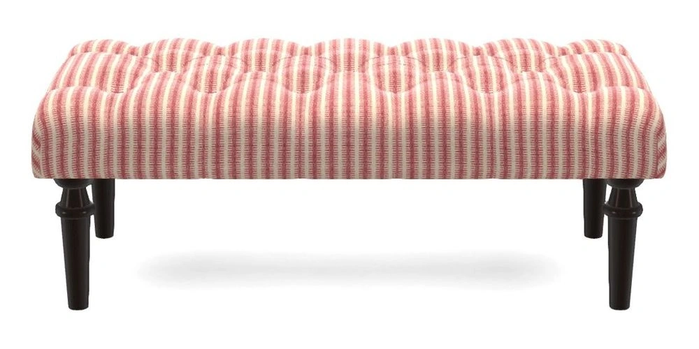 Small Buttoned Footstool
