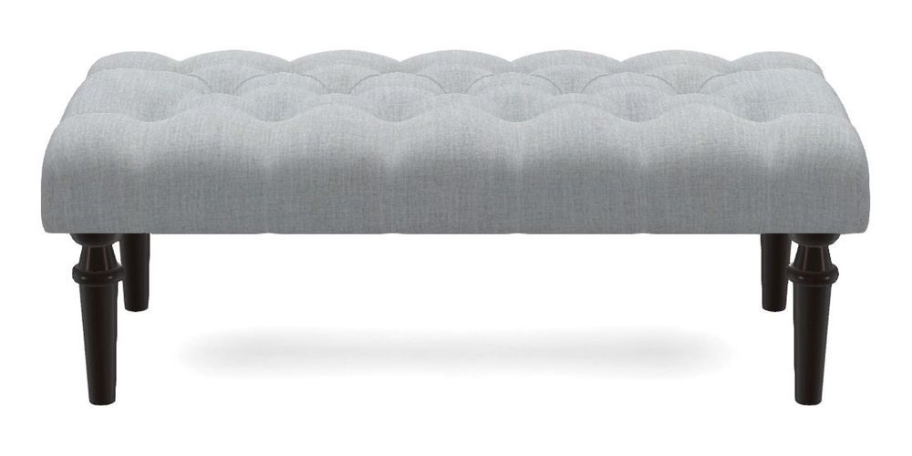 Small Buttoned Footstool