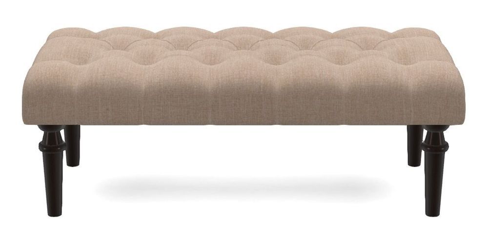 Small Buttoned Footstool