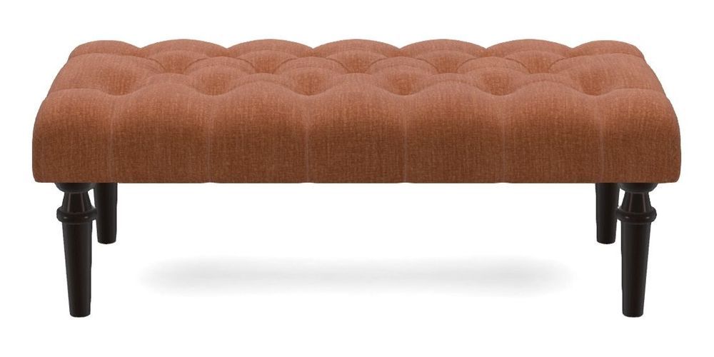 Small Buttoned Footstool