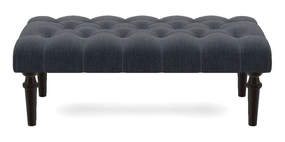 Small Buttoned Footstool