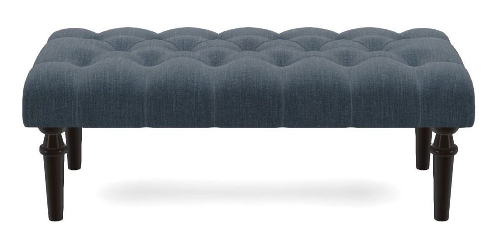 Small Buttoned Footstool