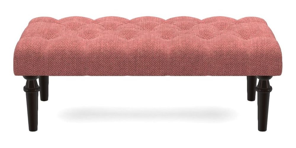 Small Buttoned Footstool