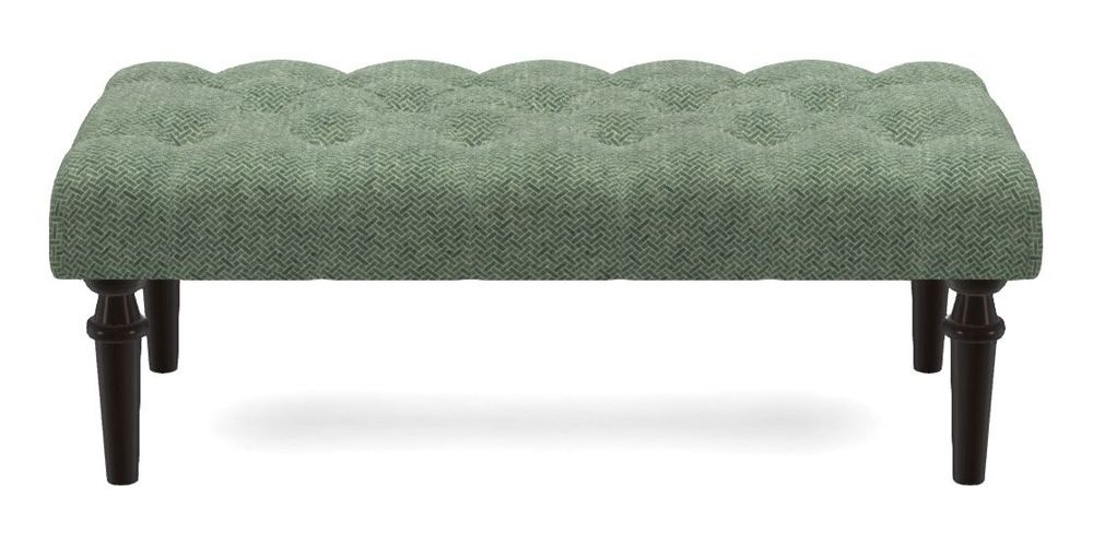 Small Buttoned Footstool