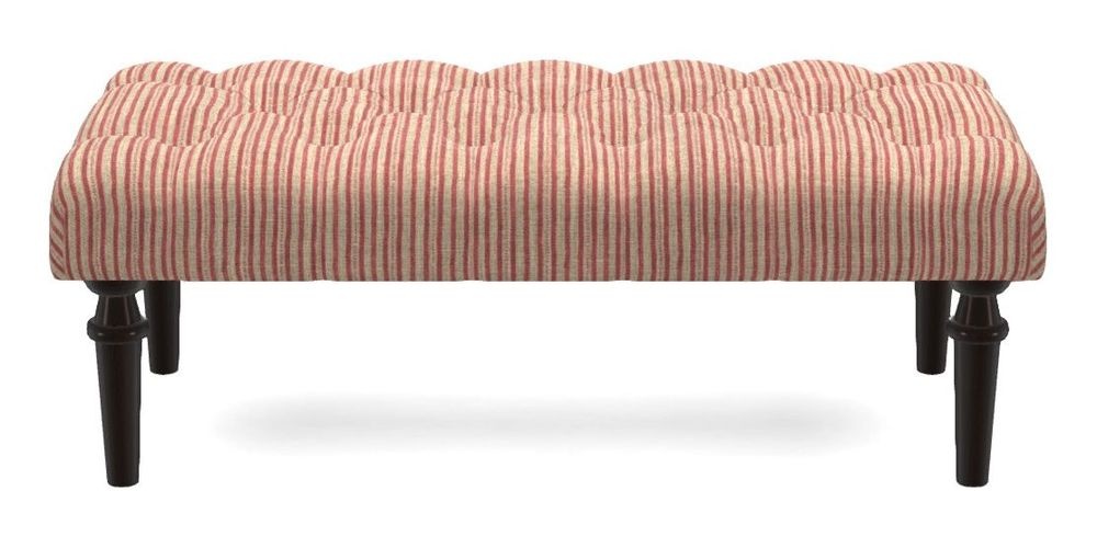 Small Buttoned Footstool