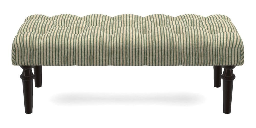 Small Buttoned Footstool