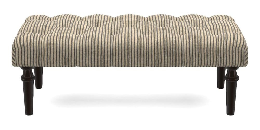 Small Buttoned Footstool