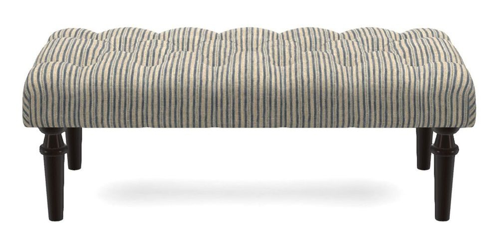 Small Buttoned Footstool