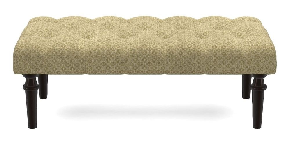 Small Buttoned Footstool