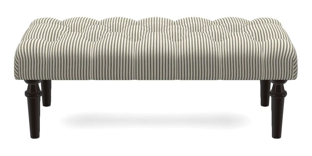 Small Buttoned Footstool