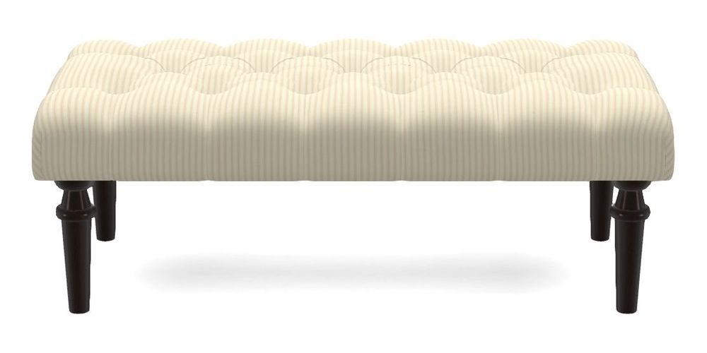 Small Buttoned Footstool