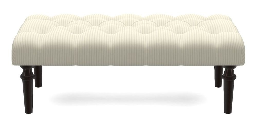 Small Buttoned Footstool