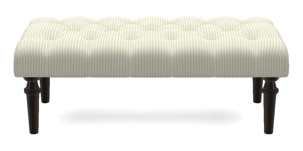 Small Buttoned Footstool