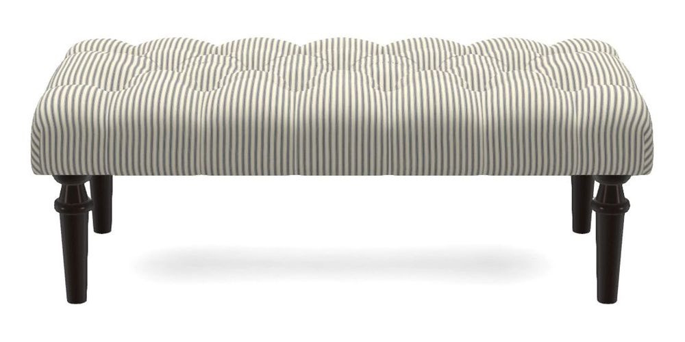 Small Buttoned Footstool