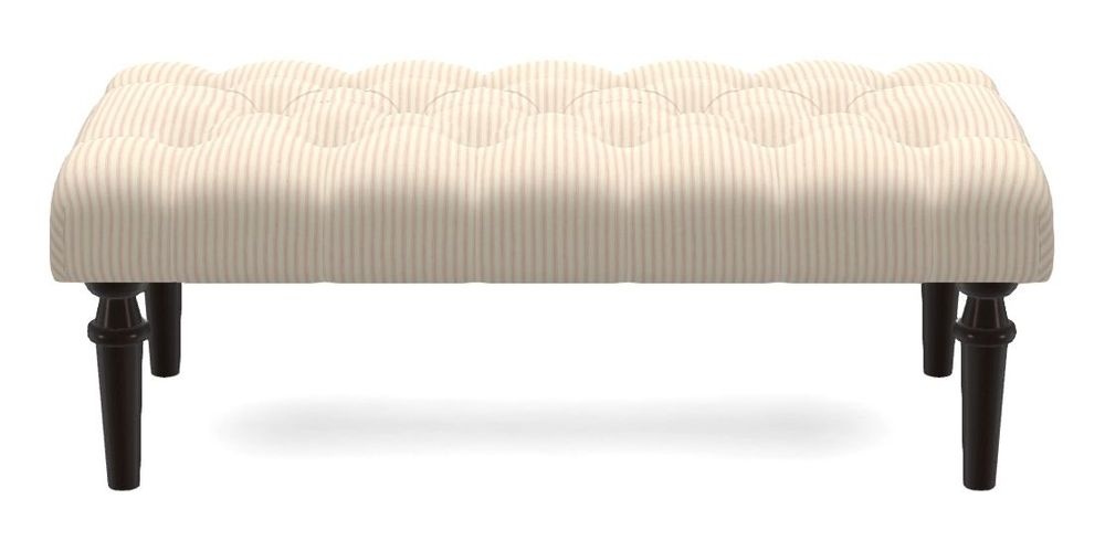 Small Buttoned Footstool