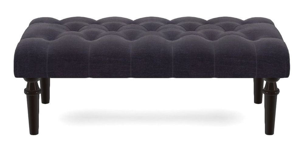 Small Buttoned Footstool