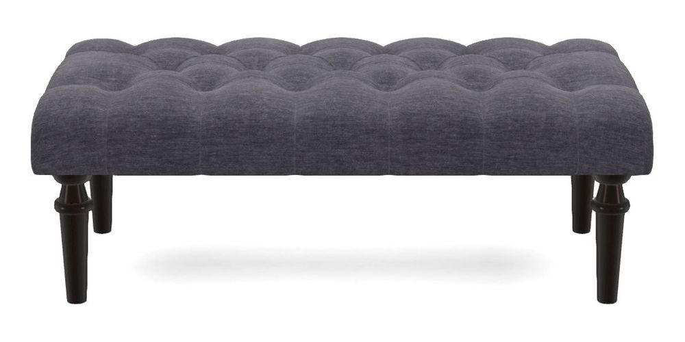 Small Buttoned Footstool